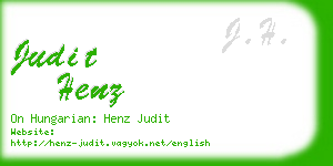 judit henz business card